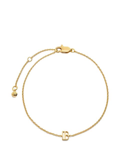 Monica Vinader Initial B chain bracelet - Gold - zdjęcie produktu nr 1