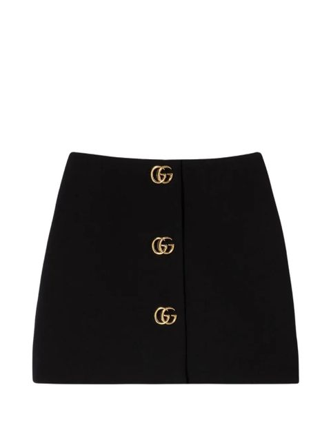 Gucci double G wool skirt - Black - zdjęcie produktu nr 1
