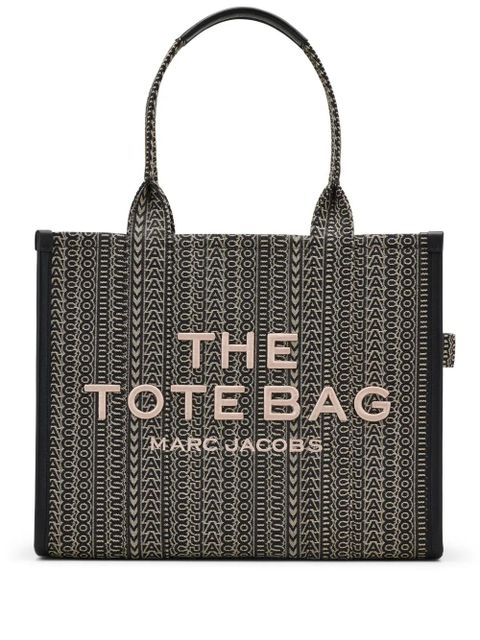 Marc Jacobs The Monogram Jacquard Large Tote bag - Black - zdjęcie produktu nr 1