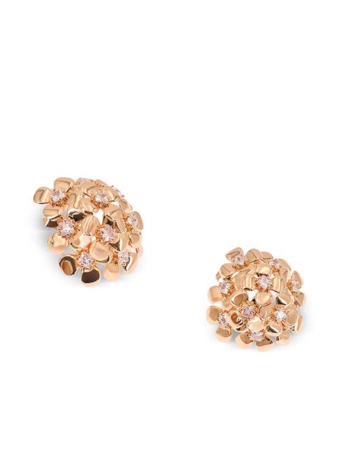 Self-Portrait flower-detail stud earrings - Gold - zdjęcie produktu nr 2