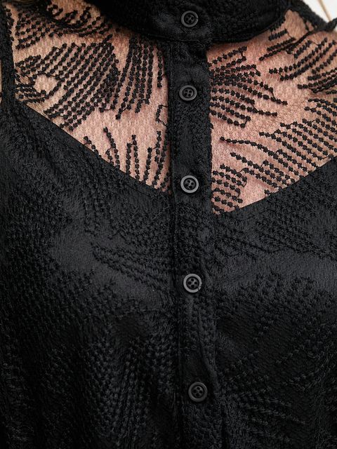 Answear.LAB sukienka kolor czarny mini rozkloszowana