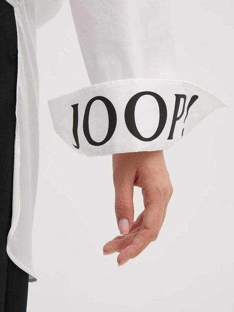 Joop! koszula damska kolor biały regular z kołnierzykiem klasycznym 3004076210017290