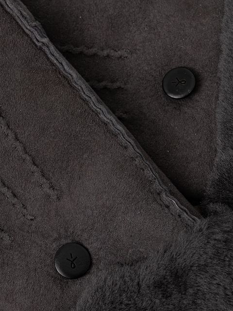 Emu Australia rękawiczki skórzane damskie kolor szary W7019 - zdjęcie produktu nr 2