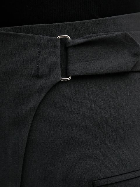 Sisley szorty damskie kolor szary gładkie high waist 483QL901T