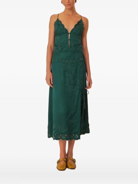 FARM Rio cut-out top - Green - zdjęcie produktu nr 1