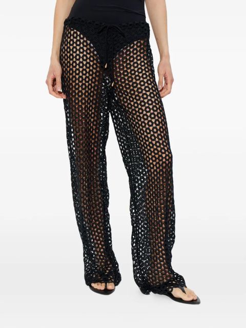 Cult Gaia cut-out drawstring trousers - Black - zdjęcie produktu nr 2