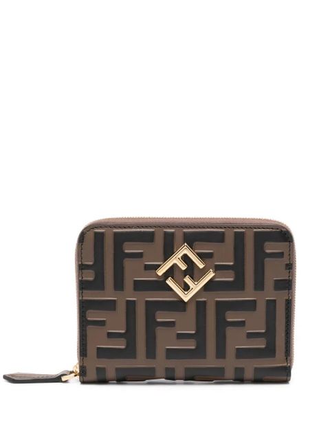 FENDI medium FF Diamonds wallet - Brown - zdjęcie produktu nr 1