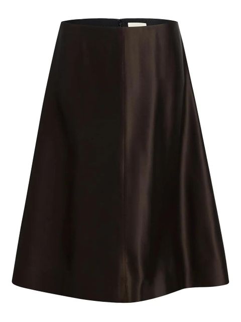 KHAITE Nania A-line skirt - Black - zdjęcie produktu nr 1