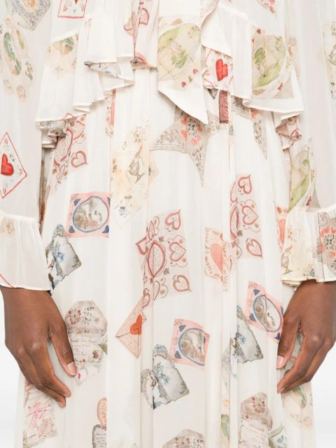 ZIMMERMANN Hypnotic Flutter asymmetric dress - Neutrals