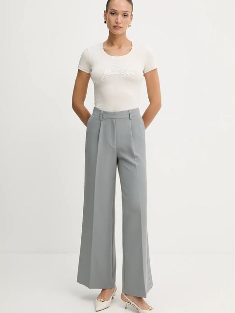 Guess t-shirt damski kolor beżowy W5YI46 J1314 - zdjęcie produktu nr 2