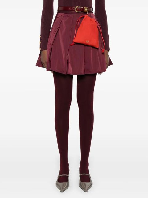 Miu Miu logo-lettering mini bag - Red - zdjęcie produktu nr 2