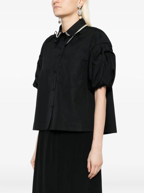 Simone Rocha cotton shirt - Black