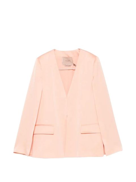 TWINSET V-neck pockets blazer - Orange - zdjęcie produktu nr 1