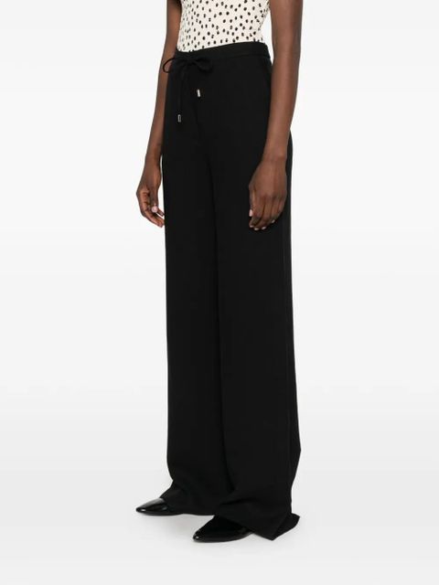 Max Mara drawstring-waist trousers - Black