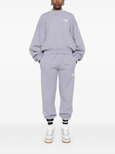Off-White logo-embroidered track trousers - Grey - zdjęcie produktu nr 2