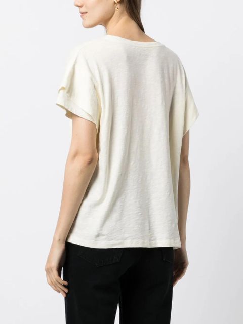 Ba&Sh Viny V-neck T-Shirt - White