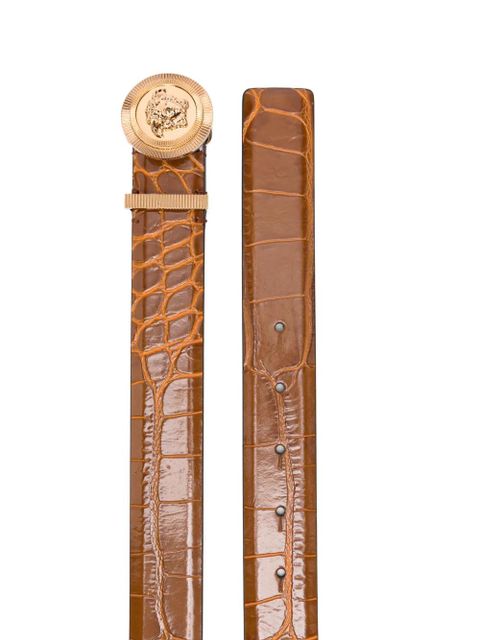 Versace Medusa-plaque embossed belt - Brown - zdjęcie produktu nr 2