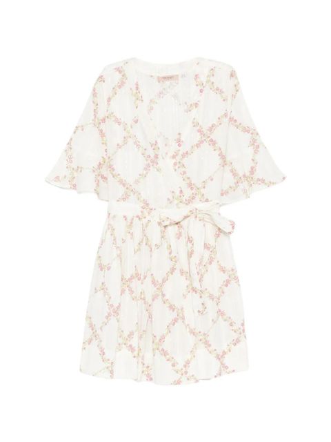 TWINSET floral tie-waist dress - White - zdjęcie produktu nr 1