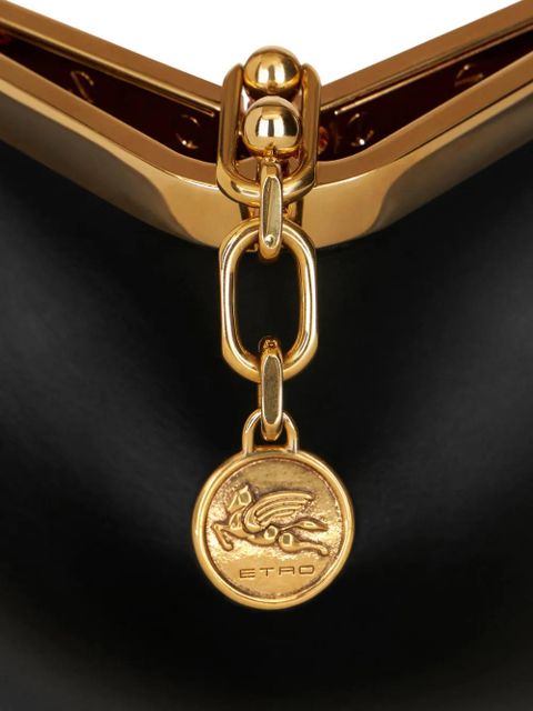 ETRO Vela leather shoulder bag - Black