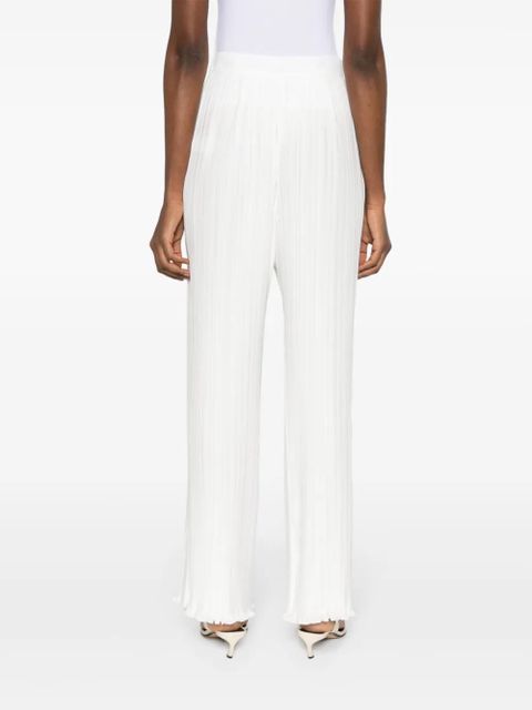 Lanvin straight-leg pleated trousers - White