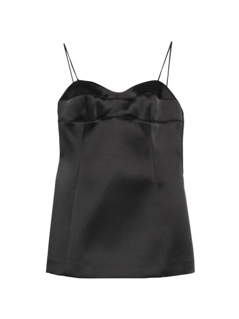 Róhe satin top - Black - zdjęcie produktu nr 1