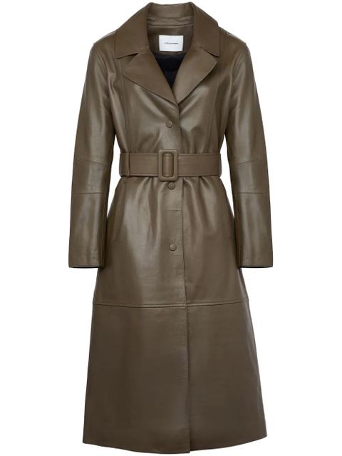 Yves Salomon leather trenchcoat - Green - zdjęcie produktu nr 1