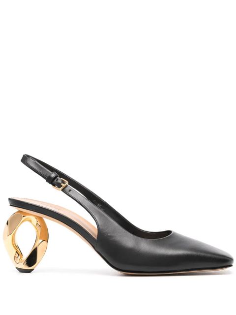 JW Anderson 65mm chain-heel pumps - Black - zdjęcie produktu nr 1