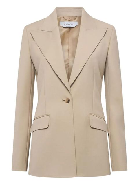 Gabriela Hearst single-breasted peaked-lapels blazer - Brown - zdjęcie produktu nr 1