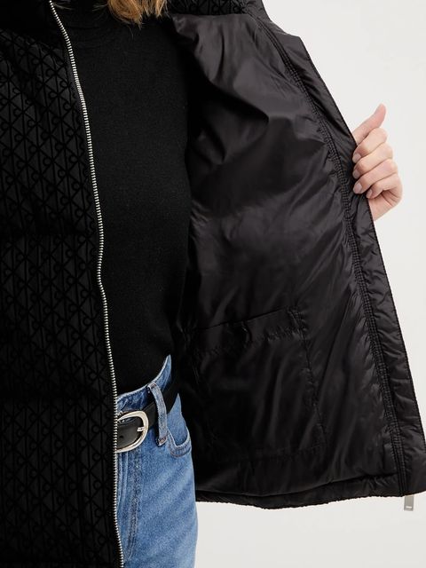 Calvin Klein kurtka puchowa kolor czarny zimowa LV044E516G