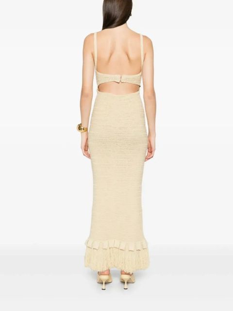 Nanushka knitted maxi dress - Yellow