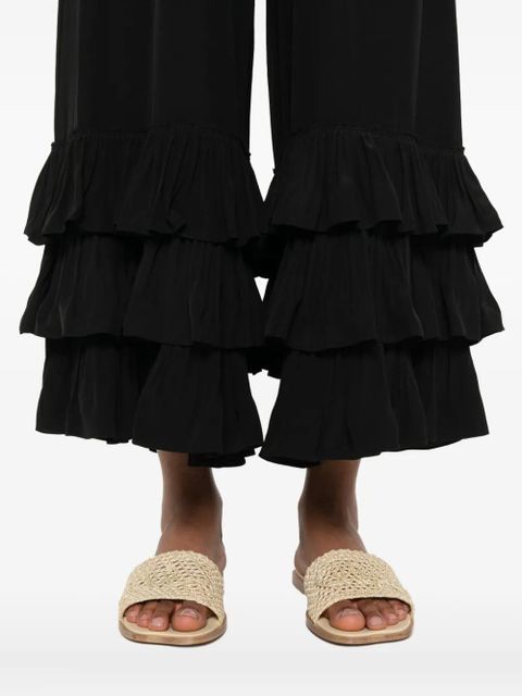 Chloé crepe de chine trousers - Black