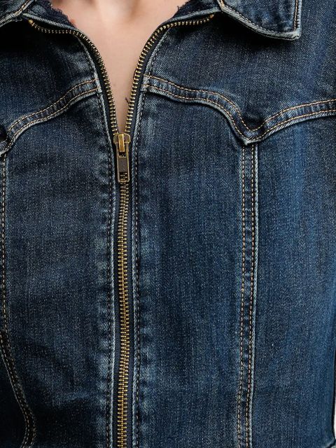 Levi's sukienka jeansowa kolor niebieski mini dopasowana 003S6