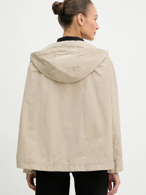 BOSS kurtka Pasiri kolor beżowy przejściowa oversize 50543245