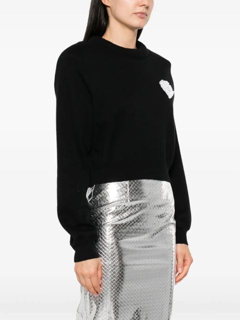 ROTATE BIRGER CHRISTENSEN Firm sweater - Black