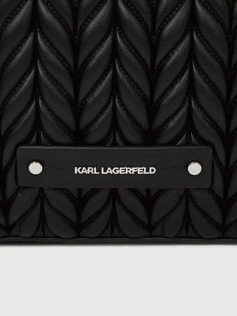 Karl Lagerfeld torebka K/WEAVE kolor czarny A4W30072
