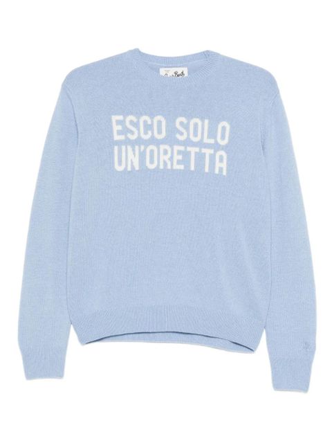 MC2 Saint Barth New Queen crewneck sweater - Blue - zdjęcie produktu nr 1