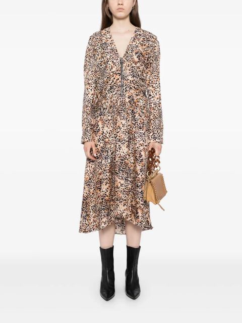 ISABEL MARANT Magaly midi dress - Neutrals - zdjęcie produktu nr 2