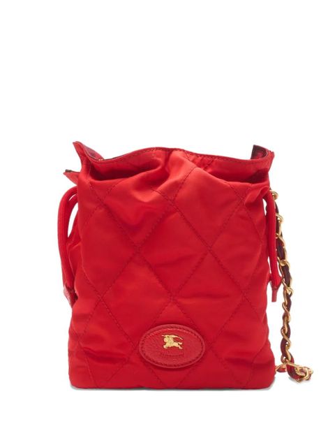 Burberry Horseshoe mini bag - Red - zdjęcie produktu nr 1