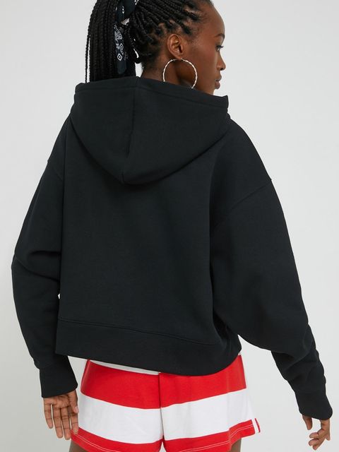 Dickies bluza damska kolor czarny z kapturem z aplikacją