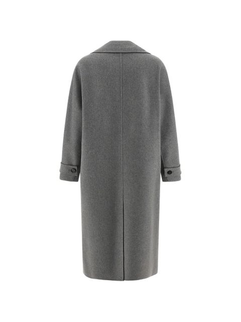 Max Mara Zoe notched-lapel coat - Grey - zdjęcie produktu nr 2