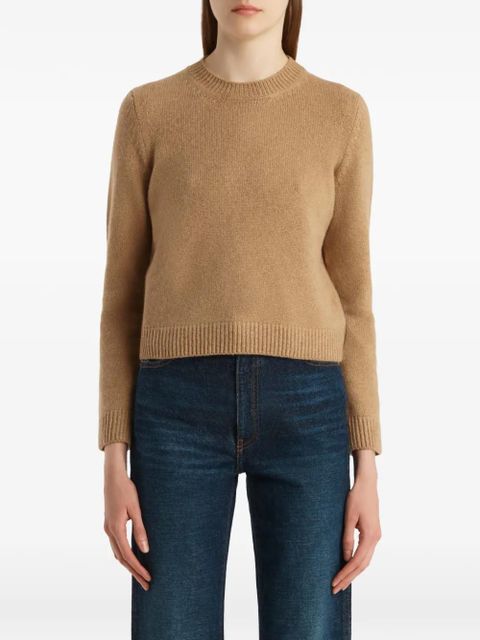 KHAITE Leta round-neck sweater - Neutrals