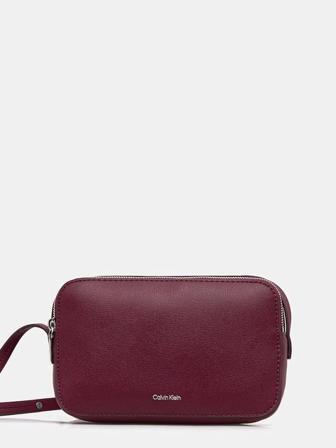 Calvin Klein torebka kolor bordowy LV04F3276G - zdjęcie produktu nr 1