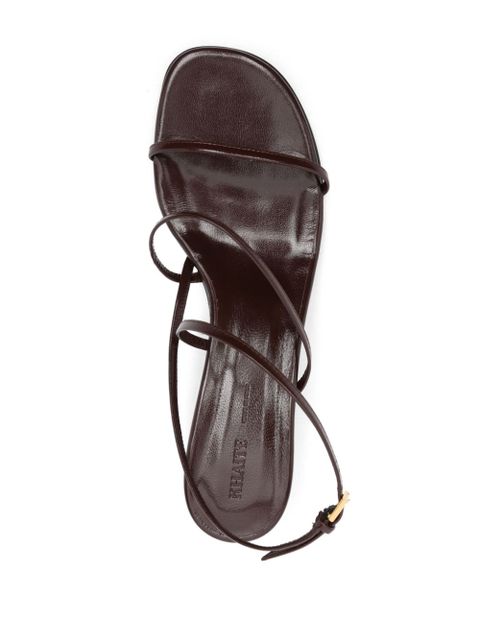 KHAITE 35mm Loop sandals - Red