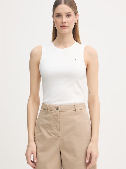 Tommy Hilfiger top damski bawełniany - zdjęcie produktu nr 2