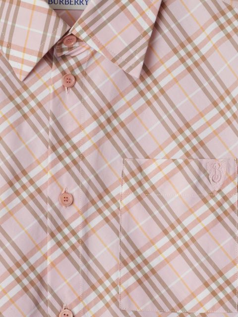 Burberry checkered shirt - Pink