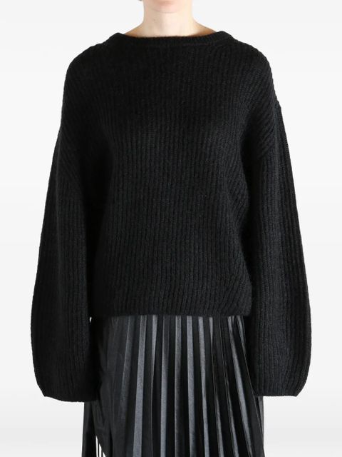 TOTEME ribbed sweater - Black - zdjęcie produktu nr 2