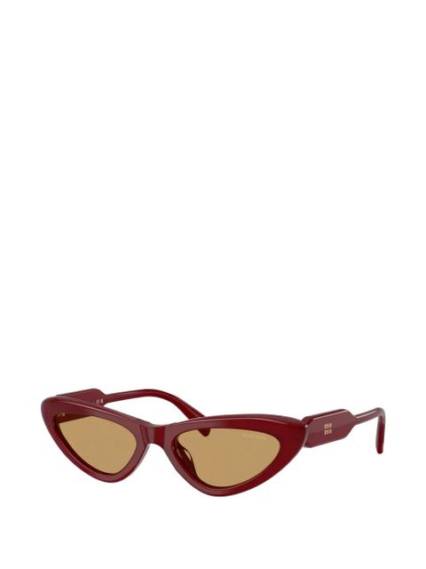 Miu Miu Eyewear cat-eye sunglasses - Red - zdjęcie produktu nr 2