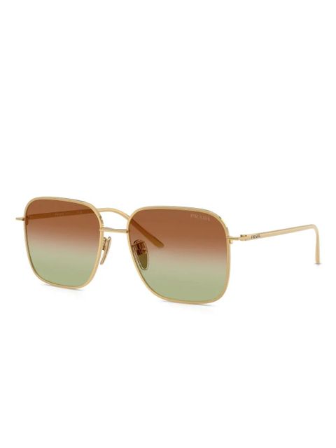 Prada Eyewear square-frame sunglasses - Gold