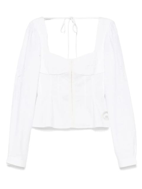 Marine Serre Regenerated shirt - White - zdjęcie produktu nr 1