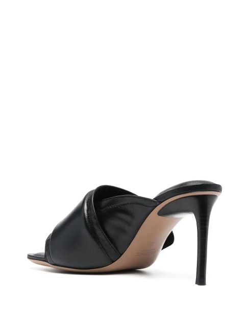 Jacquemus Les Mules Aqua 80mm leather mules - Black
